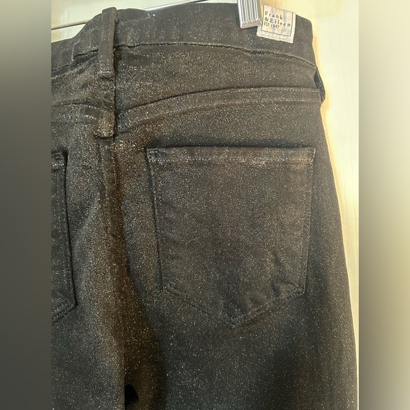 Frank & Eileen Sligo Skinny Jean Gold Glitter Wax Size 28 NWOT - Picture 11 of 16